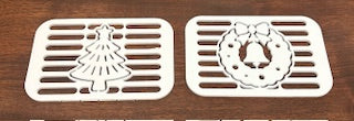 Coastal Spouts Decorative Gutter Spout Covers Holiday & Christmas 2 Pack Faceplate Collection (Limited Time) (*Base Guard Faceplate Kit Sold Separately)