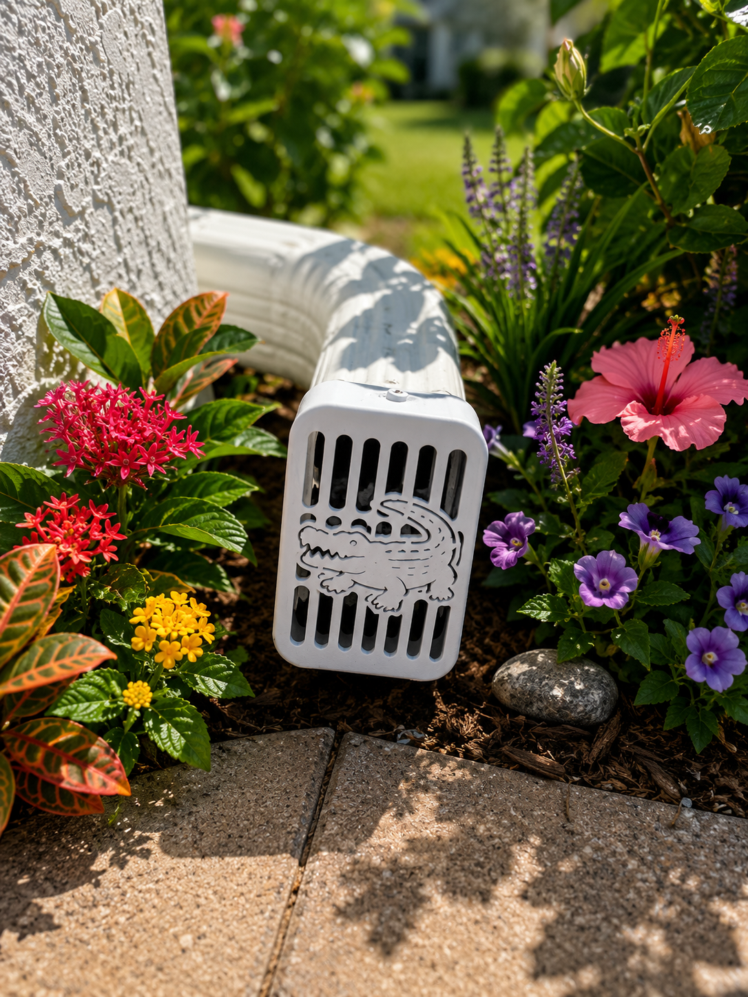 Fixed Decorative Downspout Cover – Fits 3x4 Downspouts | Coastal Spouts