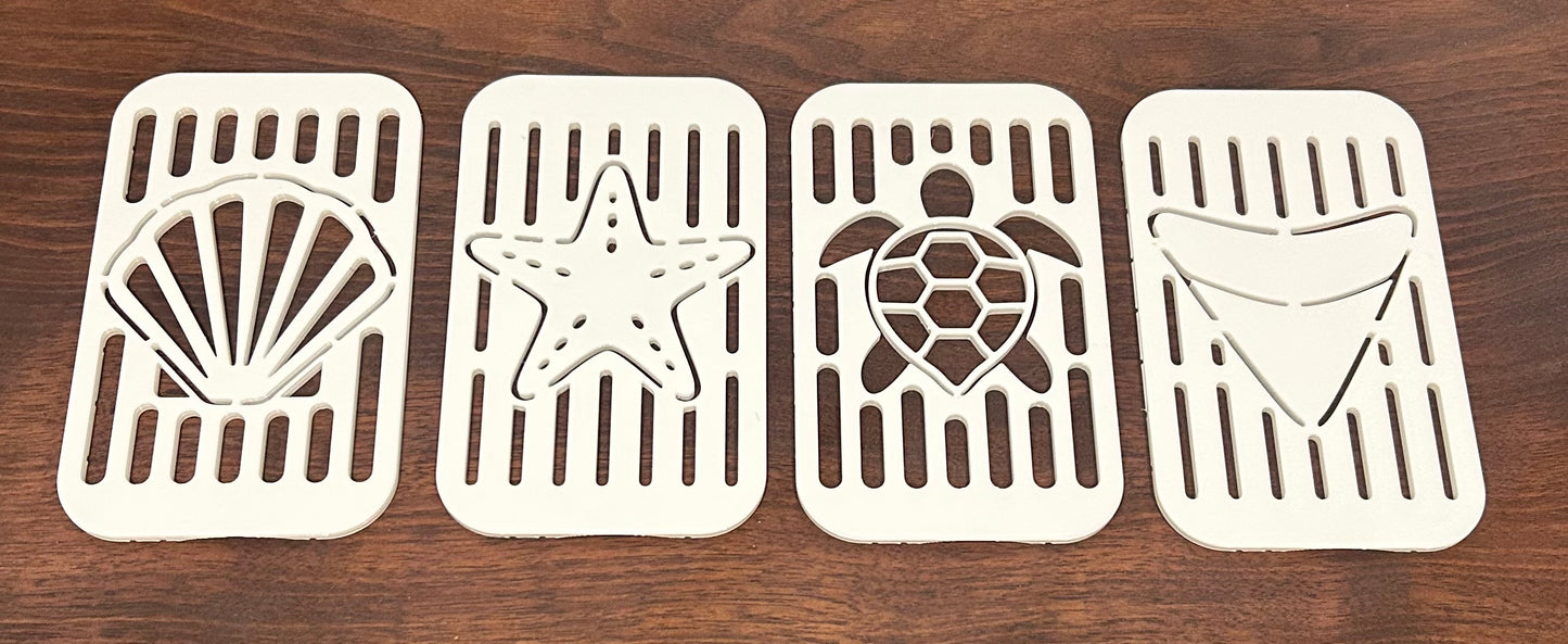 Coastal Spouts 3x4 Custom Snap-on Faceplates  (*Base Guard Faceplate Kit Sold Separately)