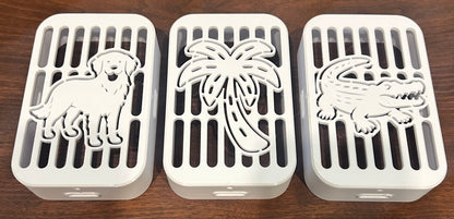 Decorative Coastal Downspout Covers | 3x4 Fixed Custom Spout Covers