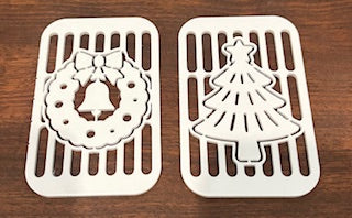 Coastal Spouts Decorative Gutter Spout Covers Holiday & Christmas 2 Pack Faceplate Collection (Limited Time) (*Base Guard Faceplate Kit Sold Separately)