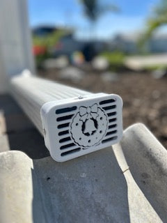 Coastal Spouts Decorative Gutter Spout Covers Holiday & Christmas 2 Pack Faceplate Collection (Limited Time) (*Base Guard Faceplate Kit Sold Separately)