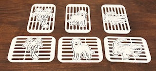 Coastal Spouts Decorative Gutter Spout 3x4 Base Faceplate Kit & 4 Custom Snap-On Faceplates – The Ultimate Coastal Starter Pack